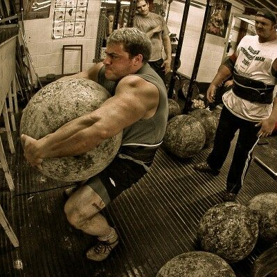 Coney Island Strongman Feats of Strength Performance